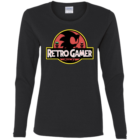 T-Shirts Black / S Retro Gamer Women's Long Sleeve T-Shirt