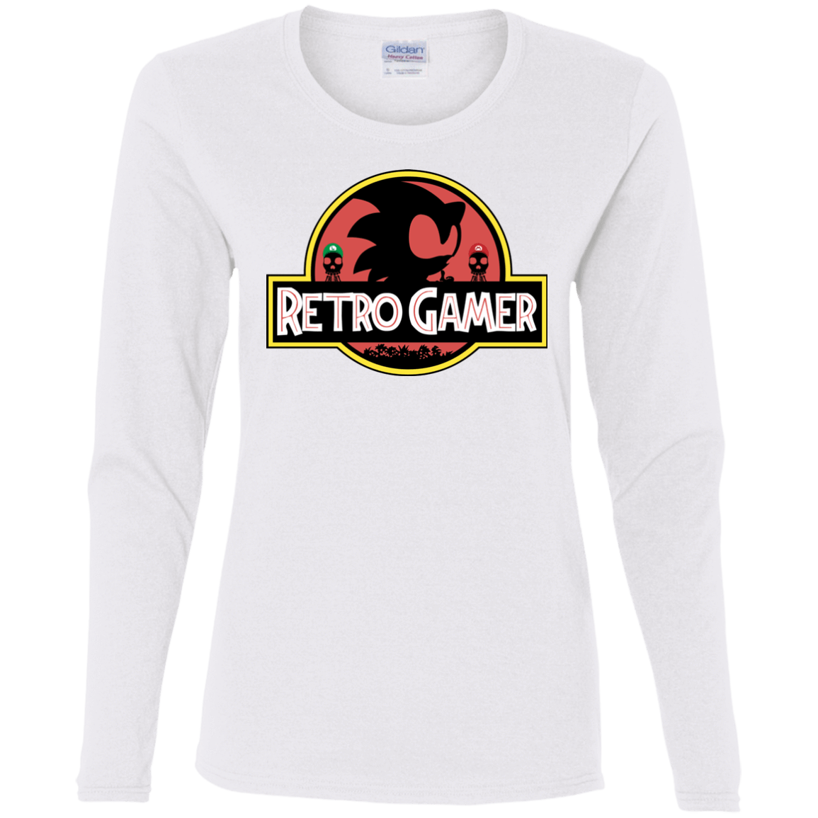 T-Shirts White / S Retro Gamer Women's Long Sleeve T-Shirt