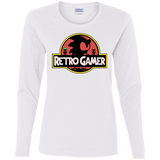 T-Shirts White / S Retro Gamer Women's Long Sleeve T-Shirt