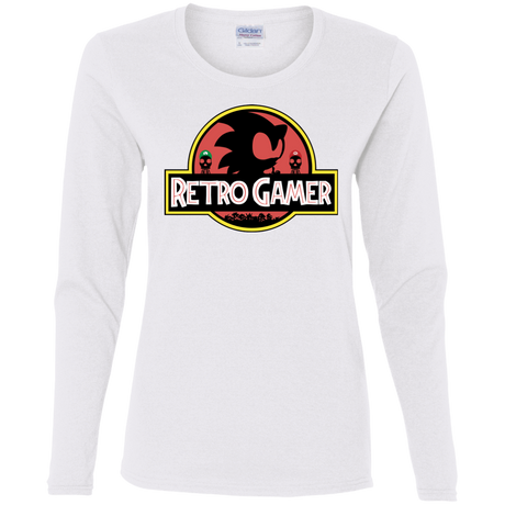 T-Shirts White / S Retro Gamer Women's Long Sleeve T-Shirt