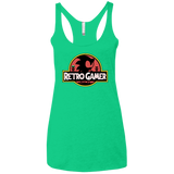 T-Shirts Envy / X-Small Retro Gamer Women's Triblend Racerback Tank