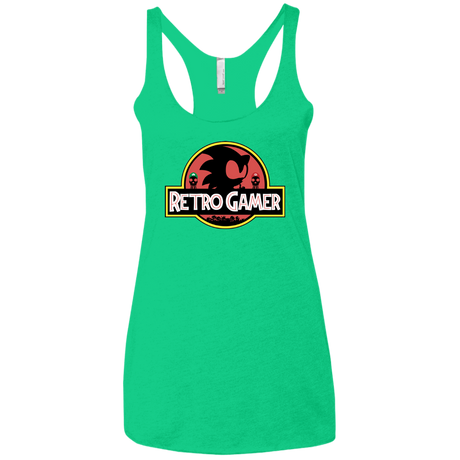 T-Shirts Envy / X-Small Retro Gamer Women's Triblend Racerback Tank