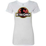 T-Shirts Heather White / S Retro Gamer Women's Triblend T-Shirt