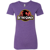 T-Shirts Purple Rush / S Retro Gamer Women's Triblend T-Shirt