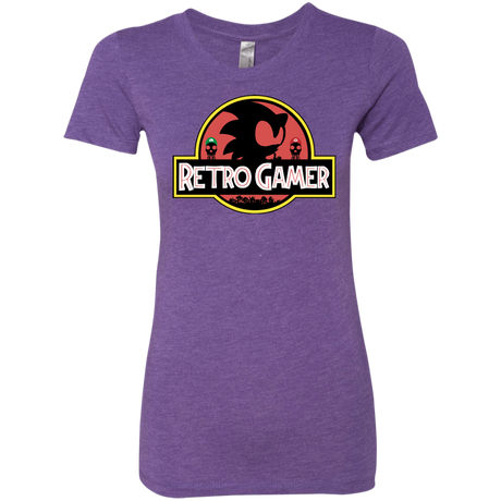 T-Shirts Purple Rush / S Retro Gamer Women's Triblend T-Shirt