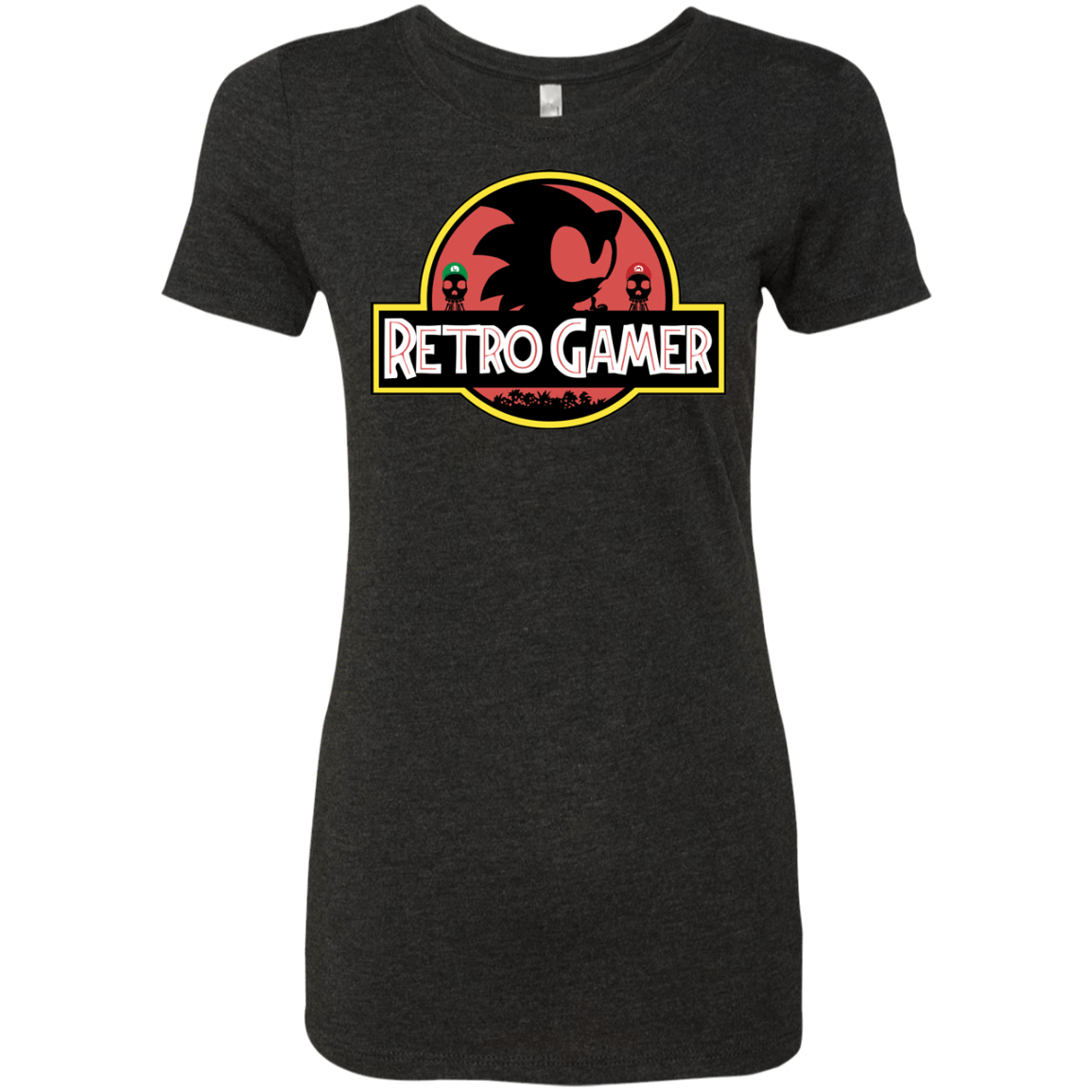 T-Shirts Vintage Black / S Retro Gamer Women's Triblend T-Shirt