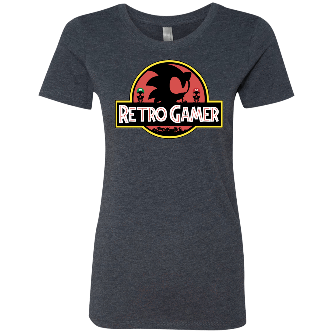 T-Shirts Vintage Navy / S Retro Gamer Women's Triblend T-Shirt