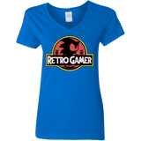 Retro Gamer Women's V-Neck T-Shirt