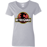 Retro Gamer Women's V-Neck T-Shirt