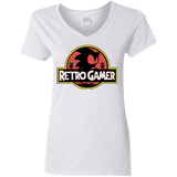 Retro Gamer Women's V-Neck T-Shirt