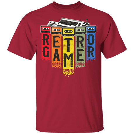 T-Shirts Cardinal / YXS Retro Gamer Youth T-Shirt