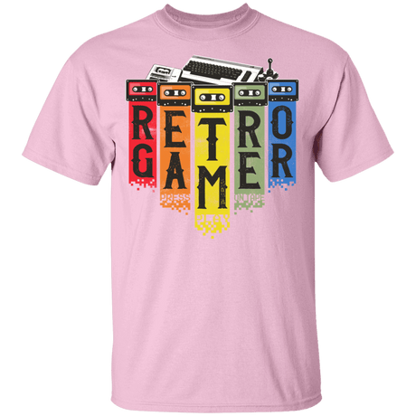 T-Shirts Light Pink / YXS Retro Gamer Youth T-Shirt