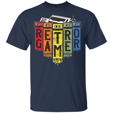 T-Shirts Navy / YXS Retro Gamer Youth T-Shirt