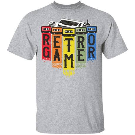 T-Shirts Sport Grey / YXS Retro Gamer Youth T-Shirt