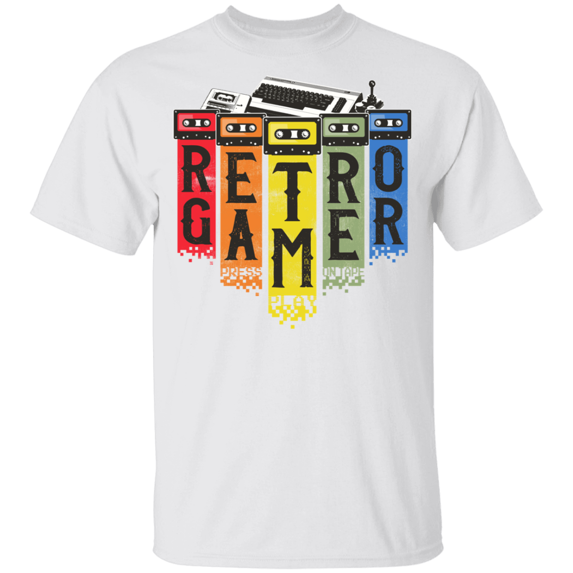 T-Shirts White / YXS Retro Gamer Youth T-Shirt