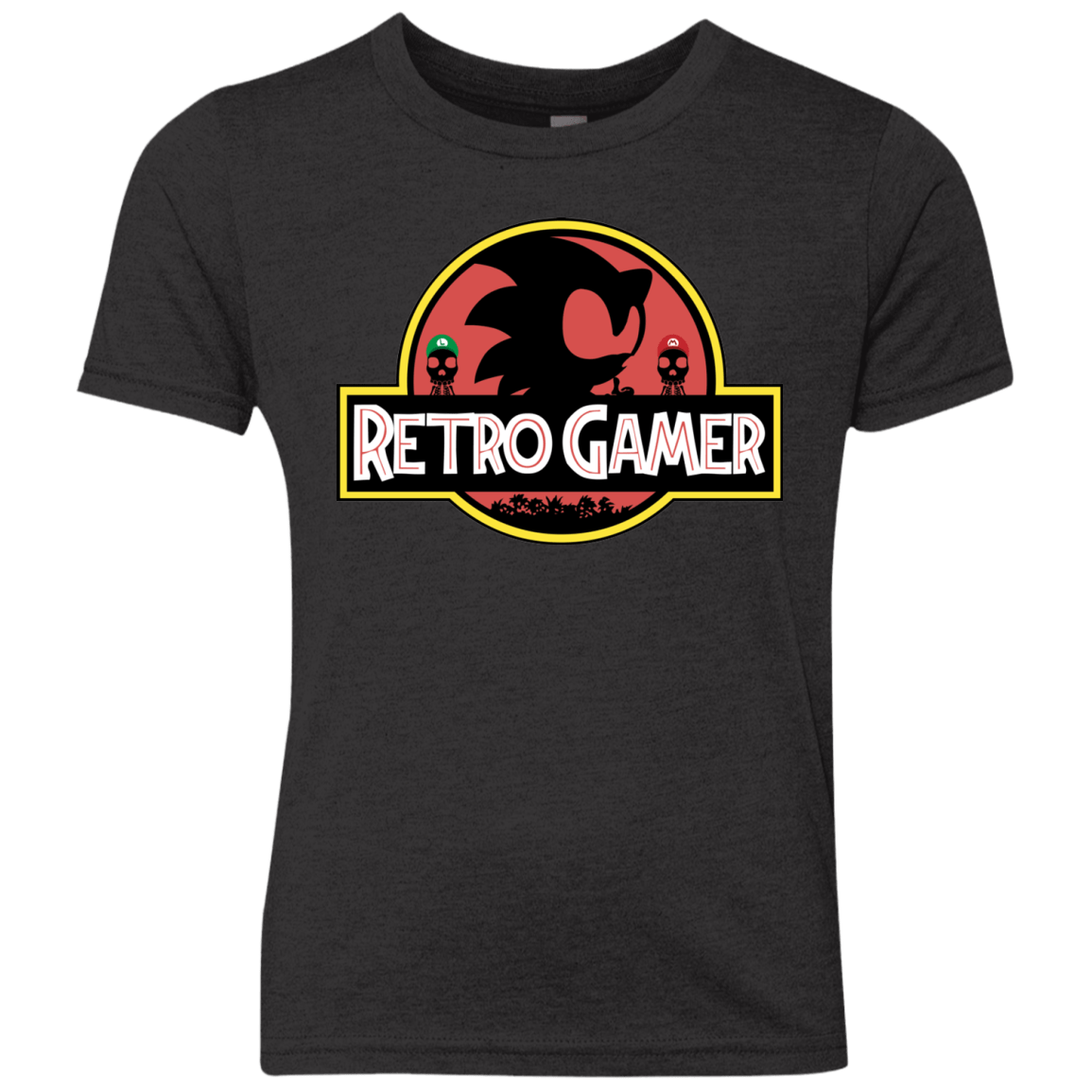 T-Shirts Vintage Black / YXS Retro Gamer Youth Triblend T-Shirt