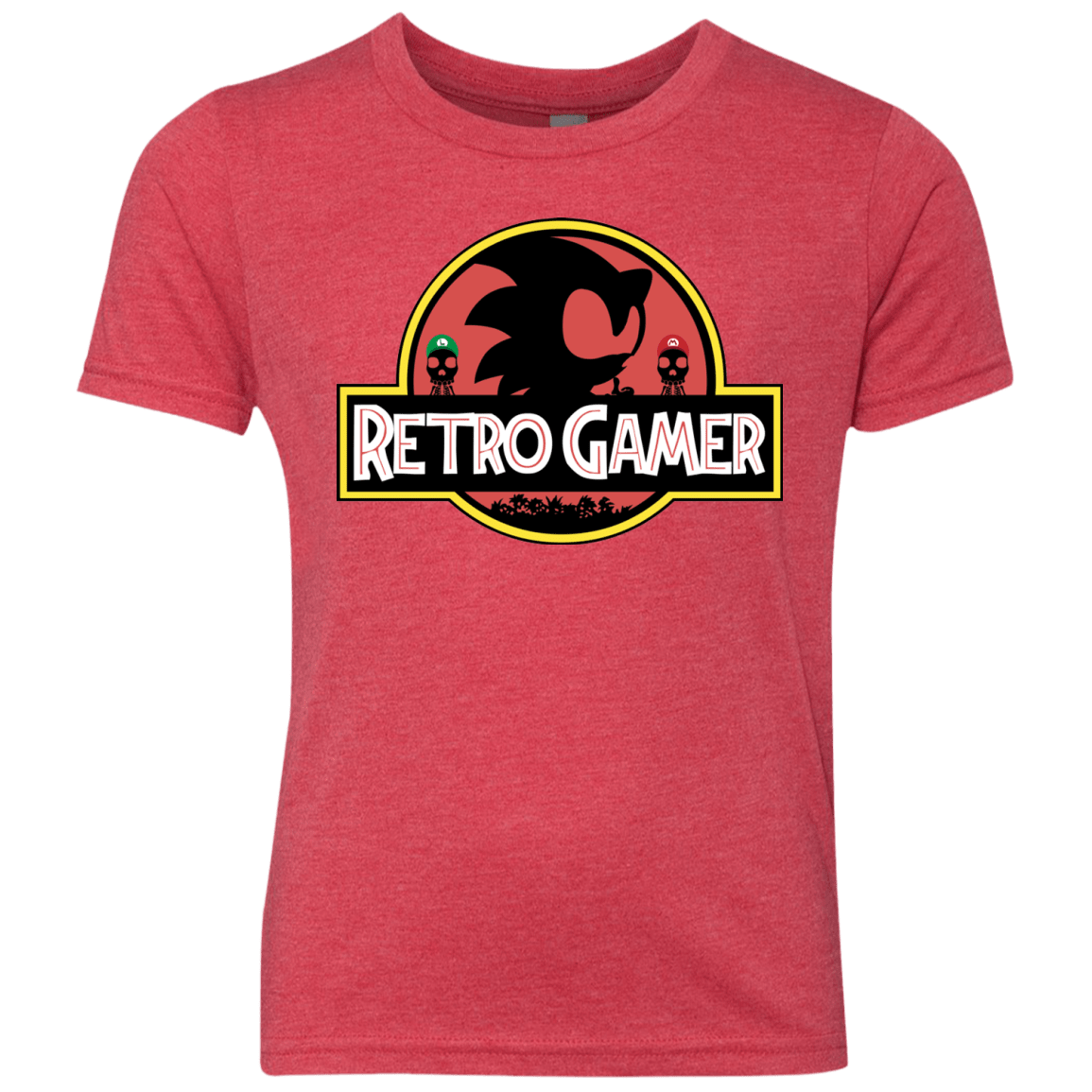 T-Shirts Vintage Red / YXS Retro Gamer Youth Triblend T-Shirt