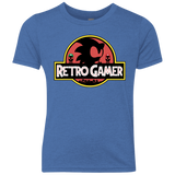 T-Shirts Vintage Royal / YXS Retro Gamer Youth Triblend T-Shirt