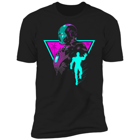 T-Shirts Black / X-Small Retro Iron Men's Premium T-Shirt