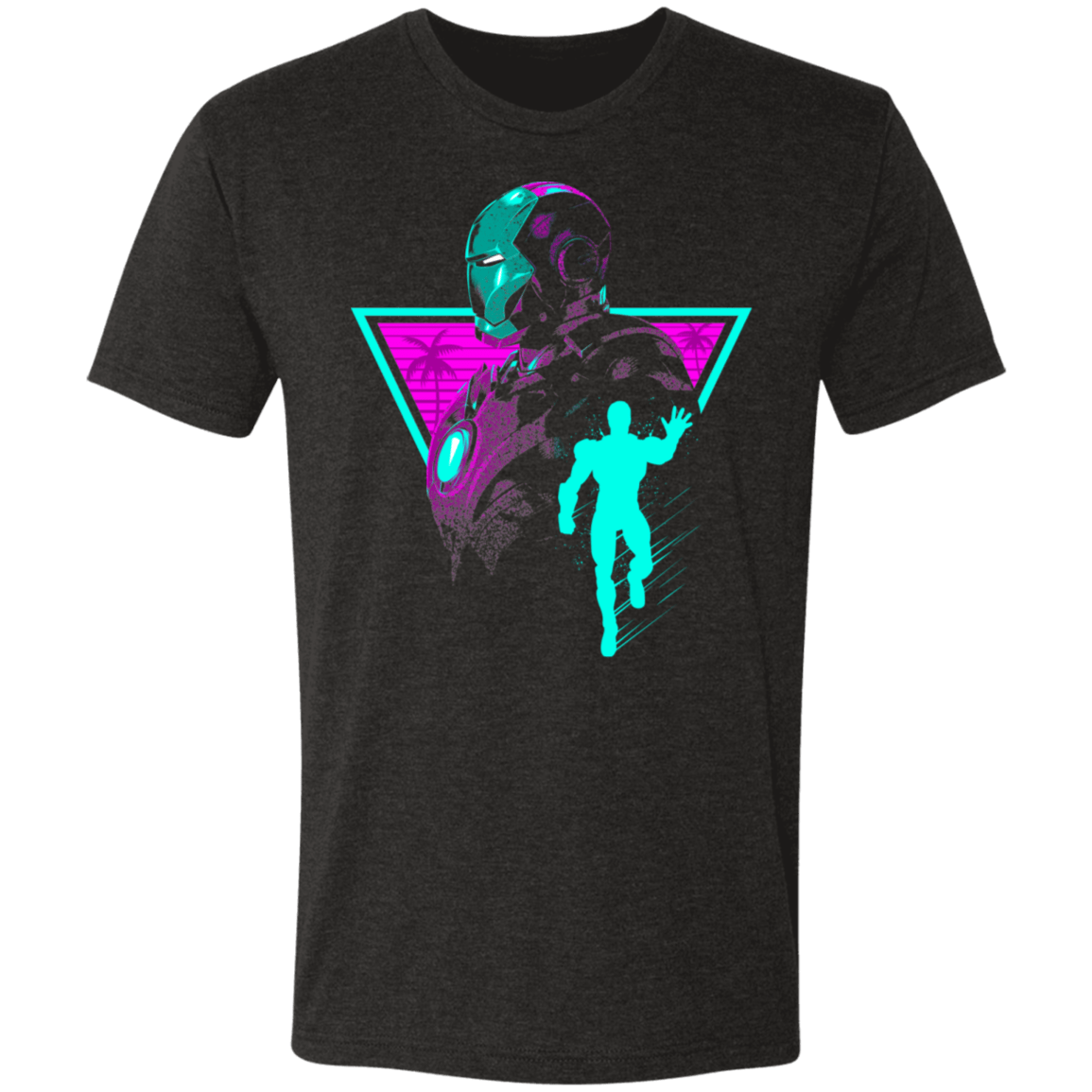 T-Shirts Vintage Black / S Retro Iron Men's Triblend T-Shirt