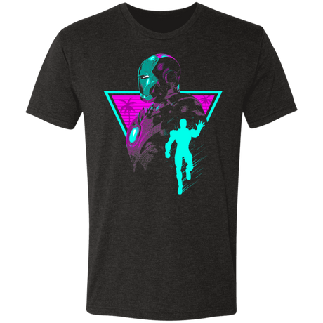 T-Shirts Vintage Black / S Retro Iron Men's Triblend T-Shirt