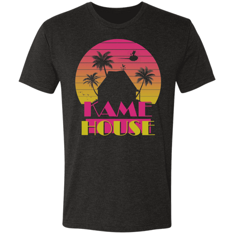 T-Shirts Vintage Black / S Retro Island Men's Triblend T-Shirt