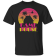 T-Shirts Black / S Retro Island T-Shirt