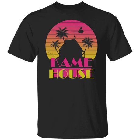 T-Shirts Black / S Retro Island T-Shirt