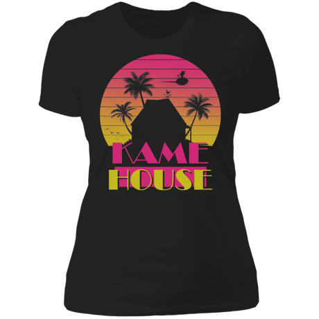 T-Shirts Black / X-Small Retro Island Women's Premium T-Shirt