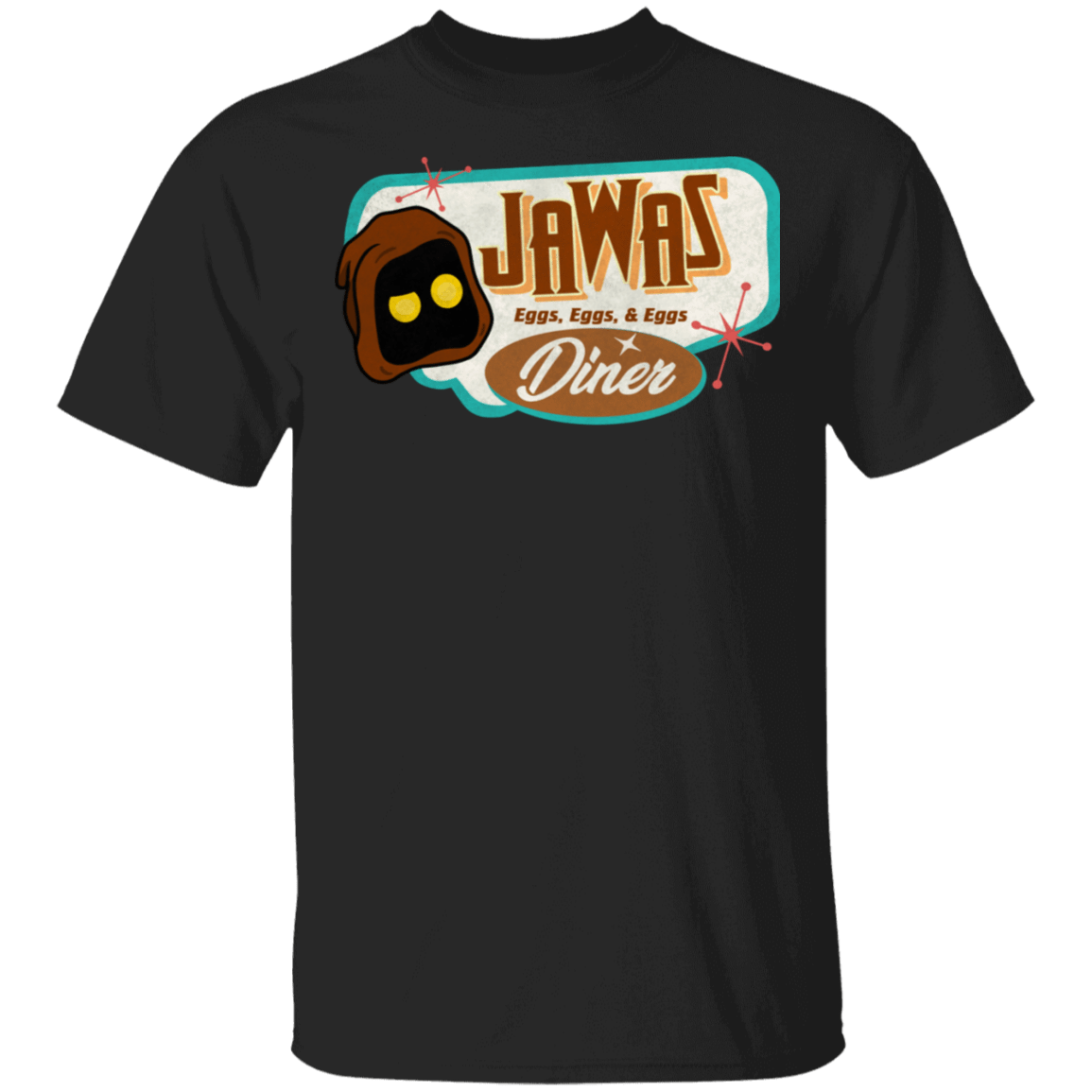 T-Shirts Black / S Retro Jawas Diner T-Shirt