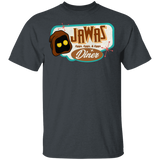 T-Shirts Dark Heather / S Retro Jawas Diner T-Shirt