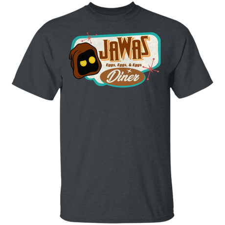 T-Shirts Dark Heather / S Retro Jawas Diner T-Shirt