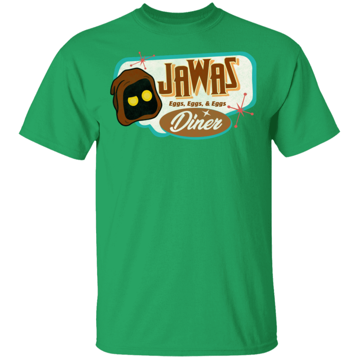 T-Shirts Irish Green / S Retro Jawas Diner T-Shirt