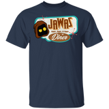 T-Shirts Navy / S Retro Jawas Diner T-Shirt