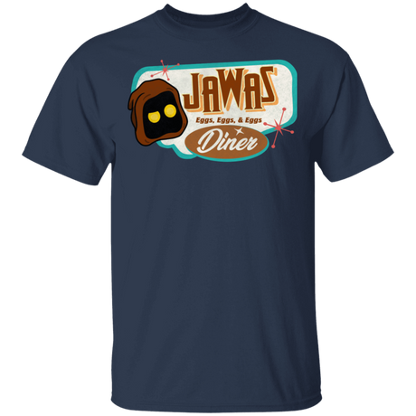 T-Shirts Navy / S Retro Jawas Diner T-Shirt