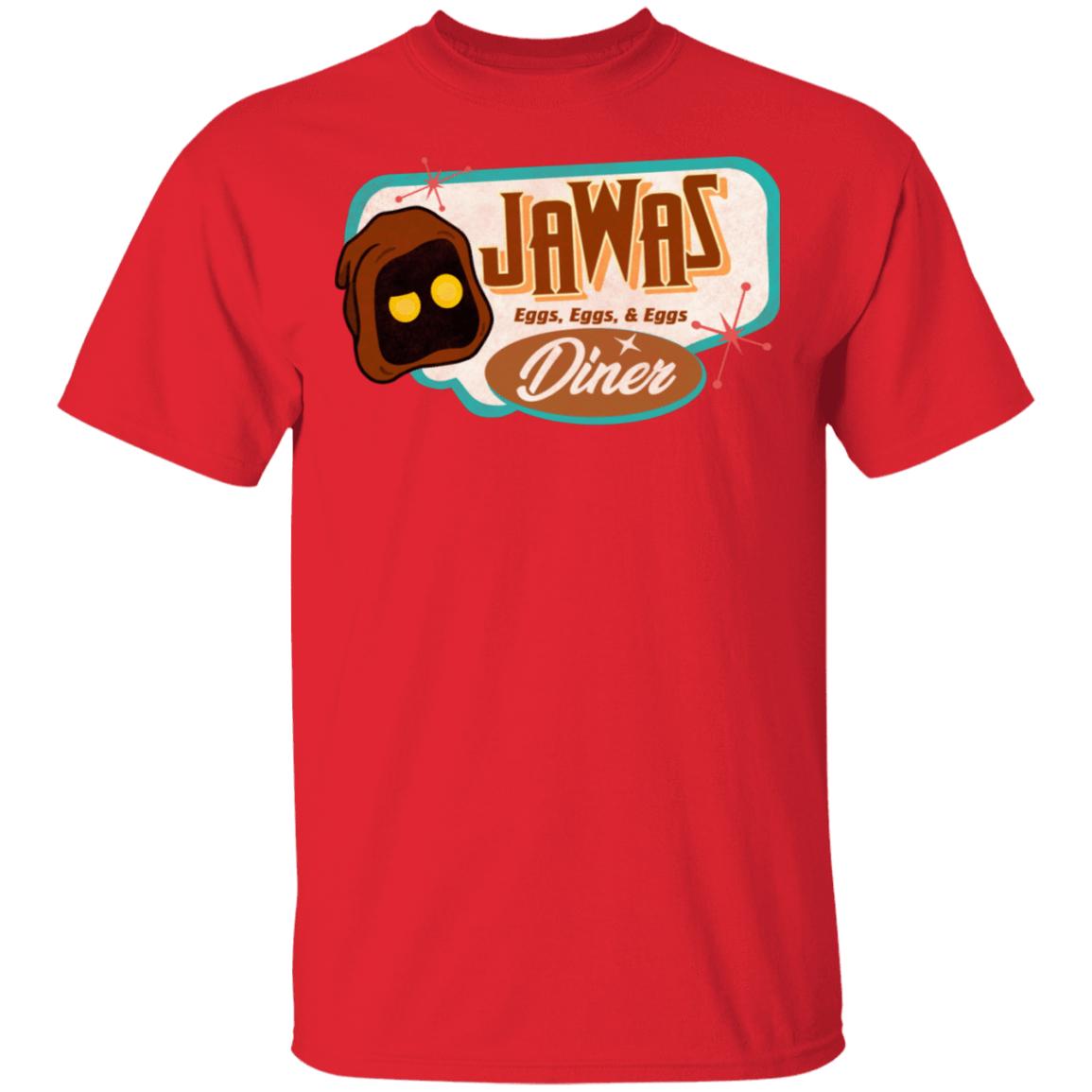 T-Shirts Red / S Retro Jawas Diner T-Shirt