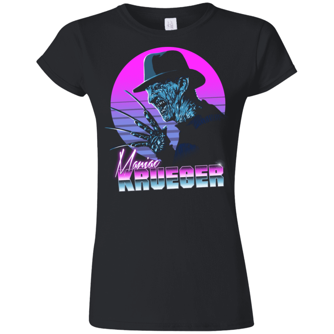 T-Shirts Black / S Retro Krueger Junior Slimmer-Fit T-Shirt