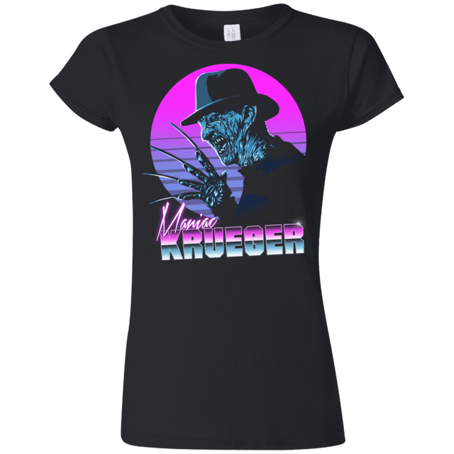 T-Shirts Black / S Retro Krueger Junior Slimmer-Fit T-Shirt