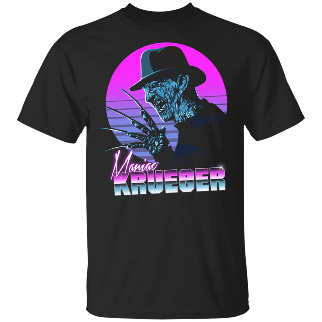 T-Shirts Black / S Retro Krueger T-Shirt