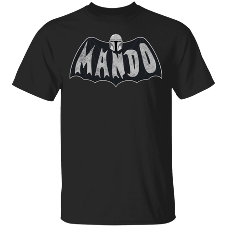 T-Shirts Black / S Retro Mando T-Shirt