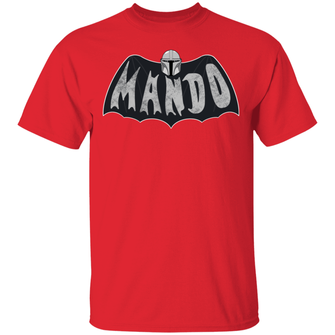 T-Shirts Red / S Retro Mando T-Shirt