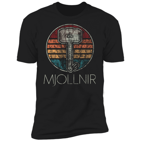 T-Shirts Black / X-Small Retro Mjollnir Men's Premium T-Shirt