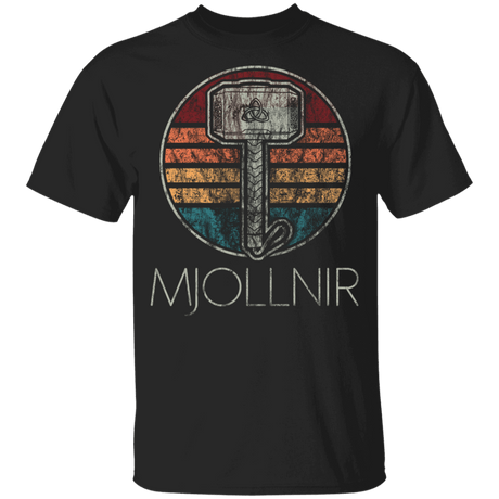 T-Shirts Black / YXS Retro Mjollnir Youth T-Shirt