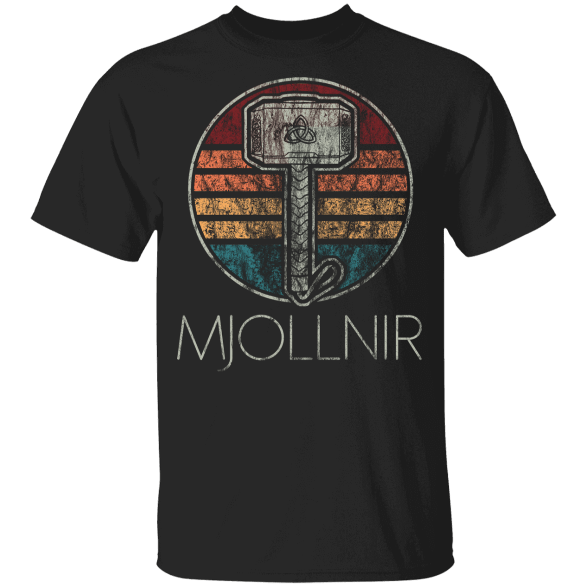 T-Shirts Black / YXS Retro Mjollnir Youth T-Shirt