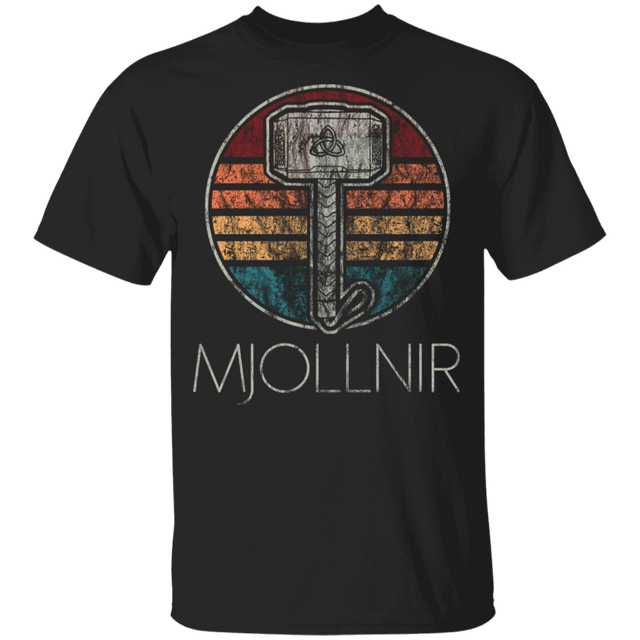 T-Shirts Black / YXS Retro Mjollnir Youth T-Shirt