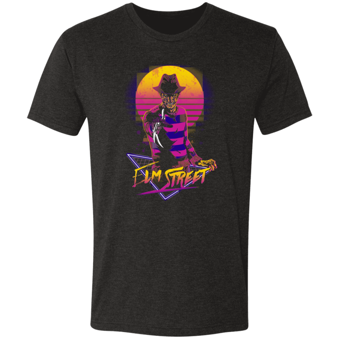 T-Shirts Vintage Black / S Retro Nightmare Men's Triblend T-Shirt