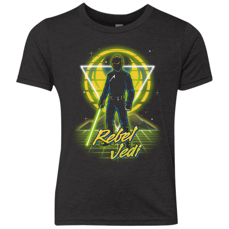 T-Shirts Vintage Black / YXS Retro Rebel Jedi Youth Triblend T-Shirt