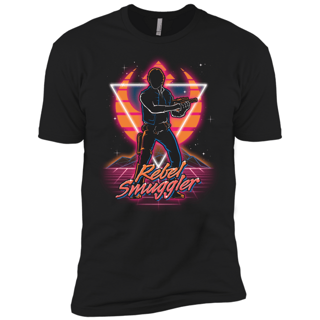 T-Shirts Black / X-Small Retro Rebel Smuggler Men's Premium T-Shirt