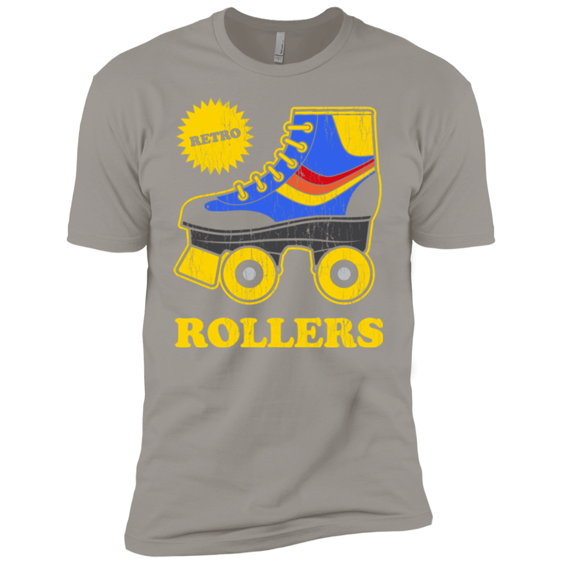 T-Shirts Light Grey / YXS Retro rollers Boys Premium T-Shirt