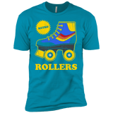 T-Shirts Turquoise / YXS Retro rollers Boys Premium T-Shirt